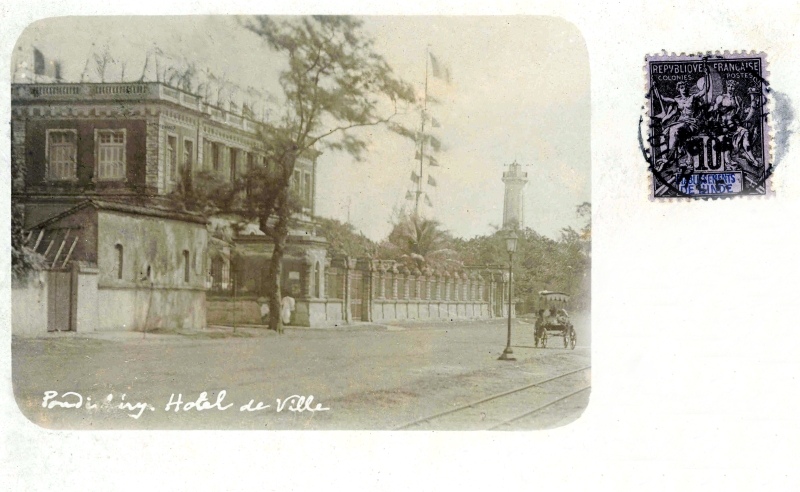 04-05 - Pondichery - mairie - vue vers le nord-ouest - 4